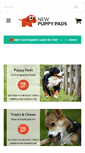 Mobile Screenshot of newpuppypads.com
